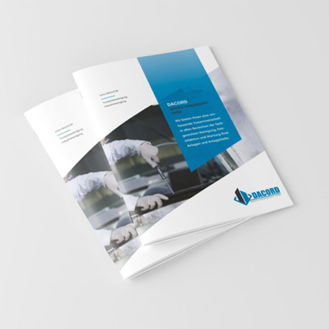 Grafikdesign - Design einer Broschüre für ein Unternehmen aus der Baubranche - Pforzheim