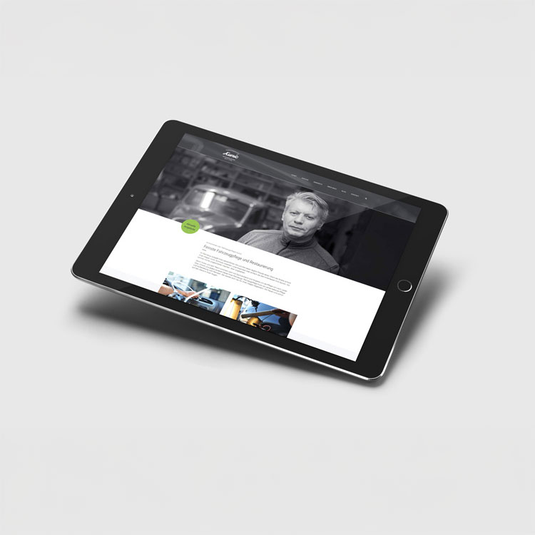 Webdesign für Fahrzeugpflege / Kfz und Oldtimer-Restauration - Pforzheim